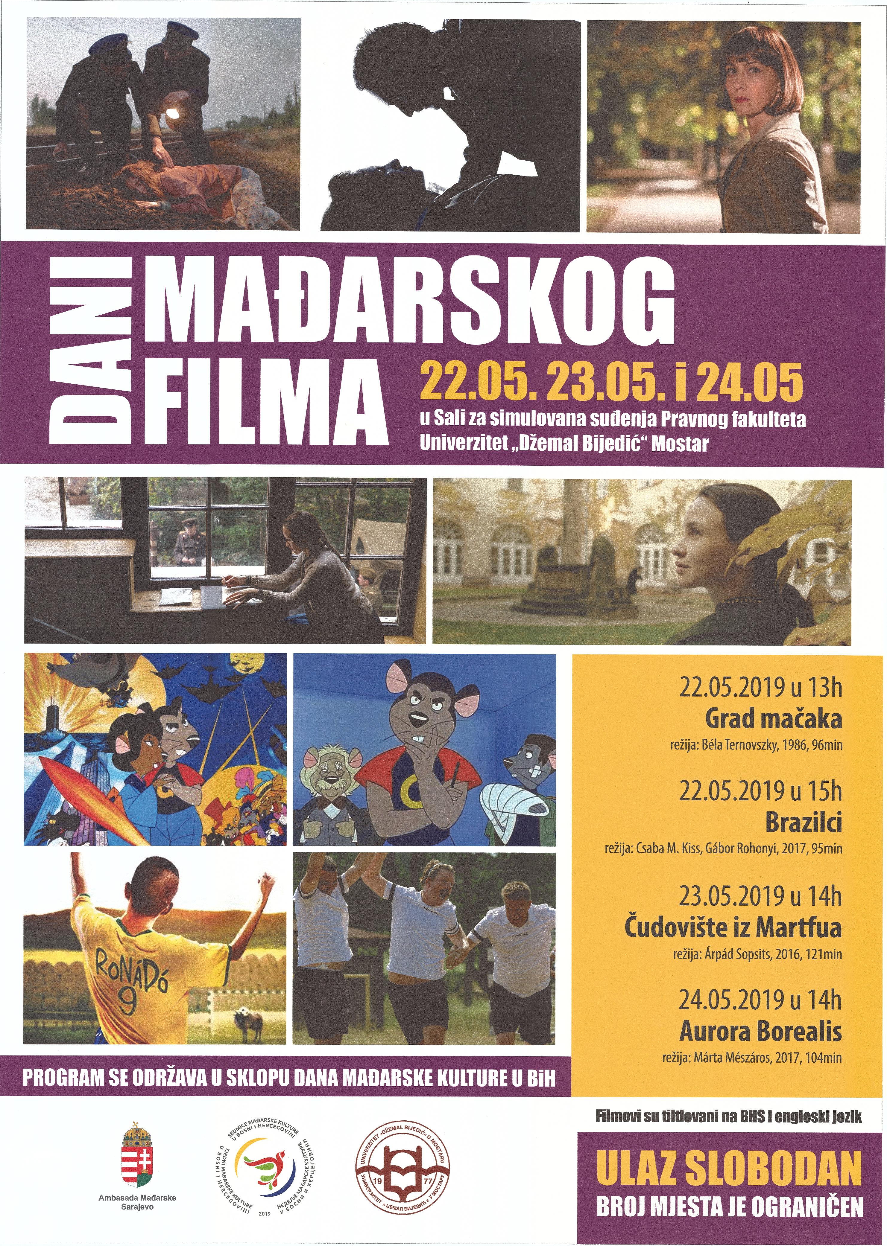 Dani mađarskog filma na Univerzitetu